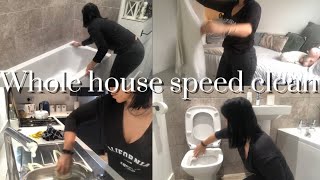 WHOLE HOUSE CLEAN WITH ME EXTREME CLEAN UK CLEANING MOTIVATION HOUSE RESETmotivational [upl. by Aradnahc]