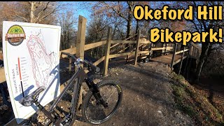 Okeford Hill Bike Park Mtb Frosty fun Rocket line jumps amp more 🚀🌲 [upl. by Lidda]