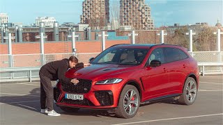 Jaguar FPace SVR TESTED  Does it get any better than this  Supercharged performance SUV [upl. by Flossie]