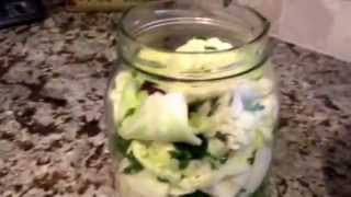 مخلل لهانه Pickled Cabbage Linda S kitchen [upl. by Crispin]