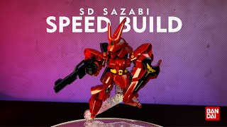 Slap SD Sazabi  Relaxing ASMR Speedbuild [upl. by Ellahcim934]