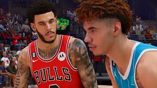 Lonzo Ball vs LaMelo Ball Showdown [upl. by Bittencourt]