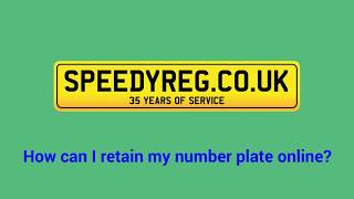 How To Retain Number Plates Online  StepbyStep Guide [upl. by At]