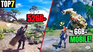 TOP 7 Games Like MONSTER HUNTER for Android amp iOS [upl. by Vary]