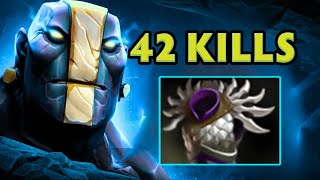 New Meta Earth Spirit Mid 1st Item Blade Mail 42Kills with 1300 XPM Dota 2 [upl. by Bennink832]