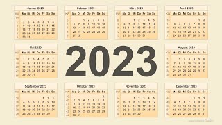 Kalender 2023 [upl. by Malina]