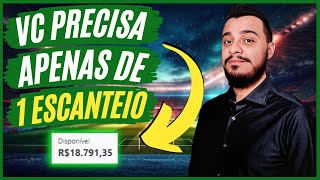 🚀VOCÊ PRECISA APENAS DE 1 ESCANTEIO NESSA ESTRATÉGIA NA BET🚀 [upl. by Henricks]