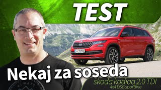 2018 škoda kodiaq 20 TDI 4x4 DSG sportline  test [upl. by Yesrod]