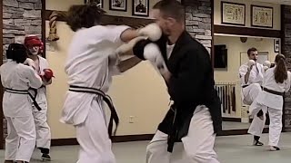 Sparring at Authentic Karate Training Center 928 [upl. by Hceicjow608]