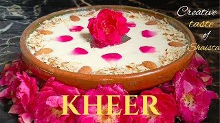 Delicious kheer recipe by Creative taste of shaista [upl. by Ventura]