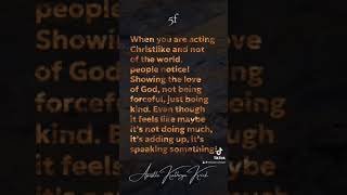 When you are Acting Christlike ApostleKathrynKrick FiveFoldChurch [upl. by Azile683]