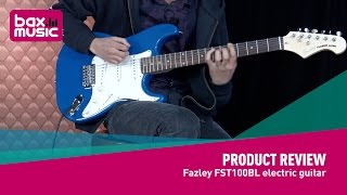 Fazley FST100BL electric guitar  Review [upl. by Sawyer]