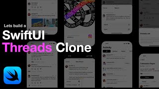 🔴 SwiftUI Threads Clone  iOS 17  asyncawait  Firebase  2023 [upl. by Beall]