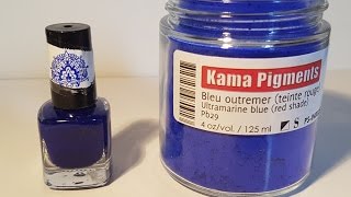 DIY How to Make Your Own Stamping Polish Part 4  Ultramarine Blue [upl. by Mailand]