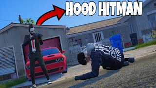 I Spent 24 Hours As The HOOD HITMAN in GTA 5 RP [upl. by Uok824]