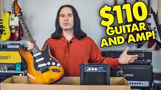 Cool Looking Guitar STARTER PACK Only Costs 110 on Amazon [upl. by Enaud]