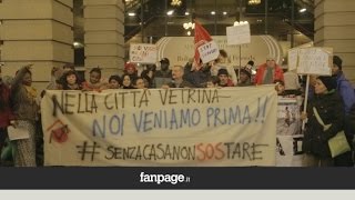 Torino sfrattati e occupanti assediano il balletto al teatro Regio [upl. by Yruama]