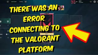 How To Fix Valorant PS5 Error Code 7 “There Was an Error Connecting to the VALORANT Platform ” [upl. by Rabiah]