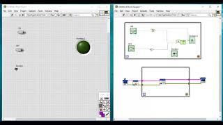 LABVIEW ARDUINO LED ON OFF [upl. by Hploda]