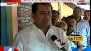 Zee24Taas Uday Samant voting for loksabha Ratnagiri [upl. by Orly467]