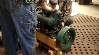 Lunenburg Foundries Atlantic Twin Cylinder 8hp Gasoline Engi [upl. by Dnalyar103]