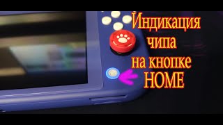 Индикация чипа Nintendo switch lite на кнопе HOME [upl. by Mignon]