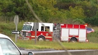 Botetourt County  Utility 2 Engine 2 and Medic 752 Responding [upl. by Naeloj]