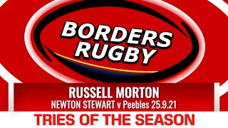 RUSSELL MORTON TRY FOR NEWTON STEWART v PEEBLES  25921 [upl. by Sethrida67]