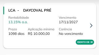 LCA 1315 CDI  Melhores Investimentos da renda da RENDA FIXA isentos de imposto de renda [upl. by Falkner88]