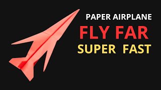 Make the fastest paper airplane in the worldpaper airplane launcher [upl. by Thomas967]