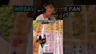 MrSavage Makes a Fan Give Up in a 1v1 😭fyp viralvideo fortnite 1v1 fortniteshorts shorts [upl. by Daisey177]