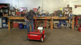 Turning the Classen Turf Seeder for Rental Use [upl. by Gris180]