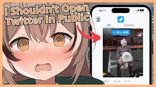 Mumei accidentally opens twitter in public [upl. by Weissberg]