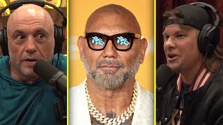 Bautista Is Roided Out On The Blue Pill  Joe Rogan amp Theo Von [upl. by Anoyek]