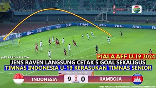 🔴 LIVE TV NASIONAL ● TIMNAS INDONESIA U19 VS KAMBOJA ● PIALA AFF U19 2024 ● Ilustrasi Video amp Skor [upl. by Einnoj]