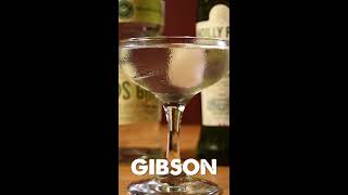 How to Make a Gibson  Distinguished Shorts 1917 Recipe [upl. by Atem]