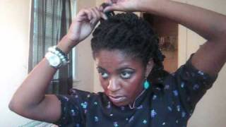 Twist Updo for Natural Hair [upl. by Merwyn505]