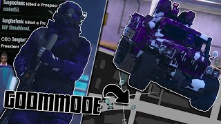 I Captured This Stand Your Ground against 2 GODMODE TANKS GTA Online [upl. by Lanoil354]