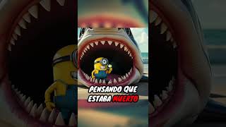 ¿COMO FUE QUE ESTE MINION SE CONVIRTIO EN TIBURON [upl. by Aeneg]