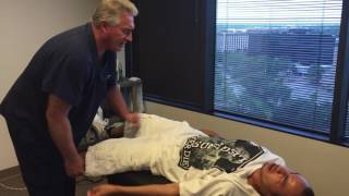 Severe Low Back Pain Sacroiliac Pain Sciatica First Time Adjustment [upl. by Flori]