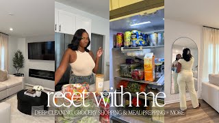 SUNDAY RESET  deep cleaning major cleaning motivation new home vlog amp cooking  meal prep [upl. by Erickson]