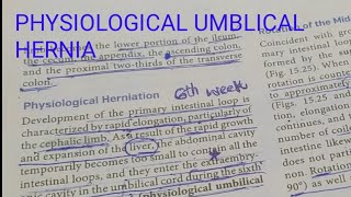 physiological herniation [upl. by Aidaas]