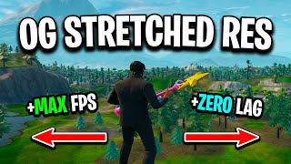 How To Get STRETCHED RESOLUTION in Fortnite OG Best Stretched Resolution [upl. by Drugi]