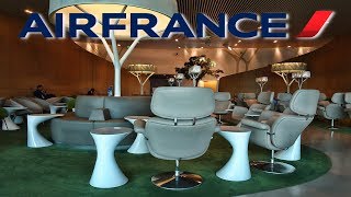 AIR FRANCE LOUNGE REVIEW [upl. by Atteuqaj]