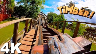 Timber OnRide 4K POV  Walibi RhôneAlpes [upl. by Ika]