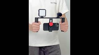 PULUZ Vlogging Live Broadcast Smartphone Video Rig [upl. by Kakalina435]