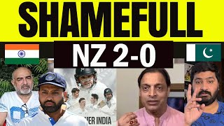 Ramiz Raja Shoaib Akhtar on NZ Beat India by 113 runs 2nd Test Pak Reaction on IND lost series 20 [upl. by Eintirb]