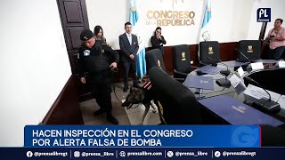 Unidad antiexplosivos rastrea el Congreso de la República por amanza de bomba [upl. by Letram]