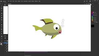 How to cretae fish animation in adobe animate cc hindi tutorial  part2 2d animation full course [upl. by Kcor]