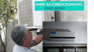 COMO instalar un AIRE ACONDICIONADO bien explicado [upl. by Riggins]